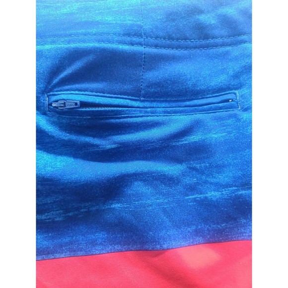 Old Navy California Men's Board Shorts Size 34 Red Navy Blue NEW w/out Tags - Picture 8 of 8